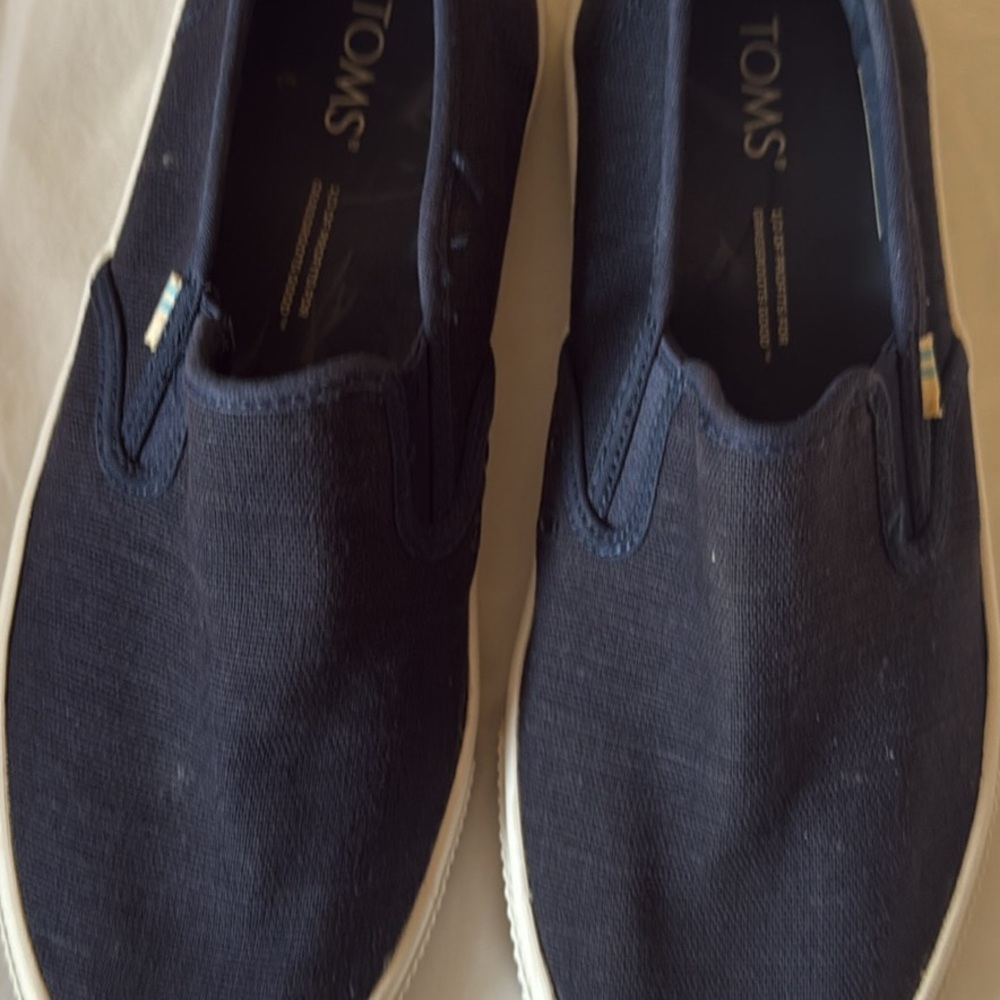 Toms Blue Loafers Slip-Ons
